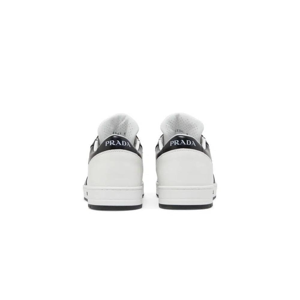 Кроссовки Prada New Avenue Leather Low 'Белый Черный' 5