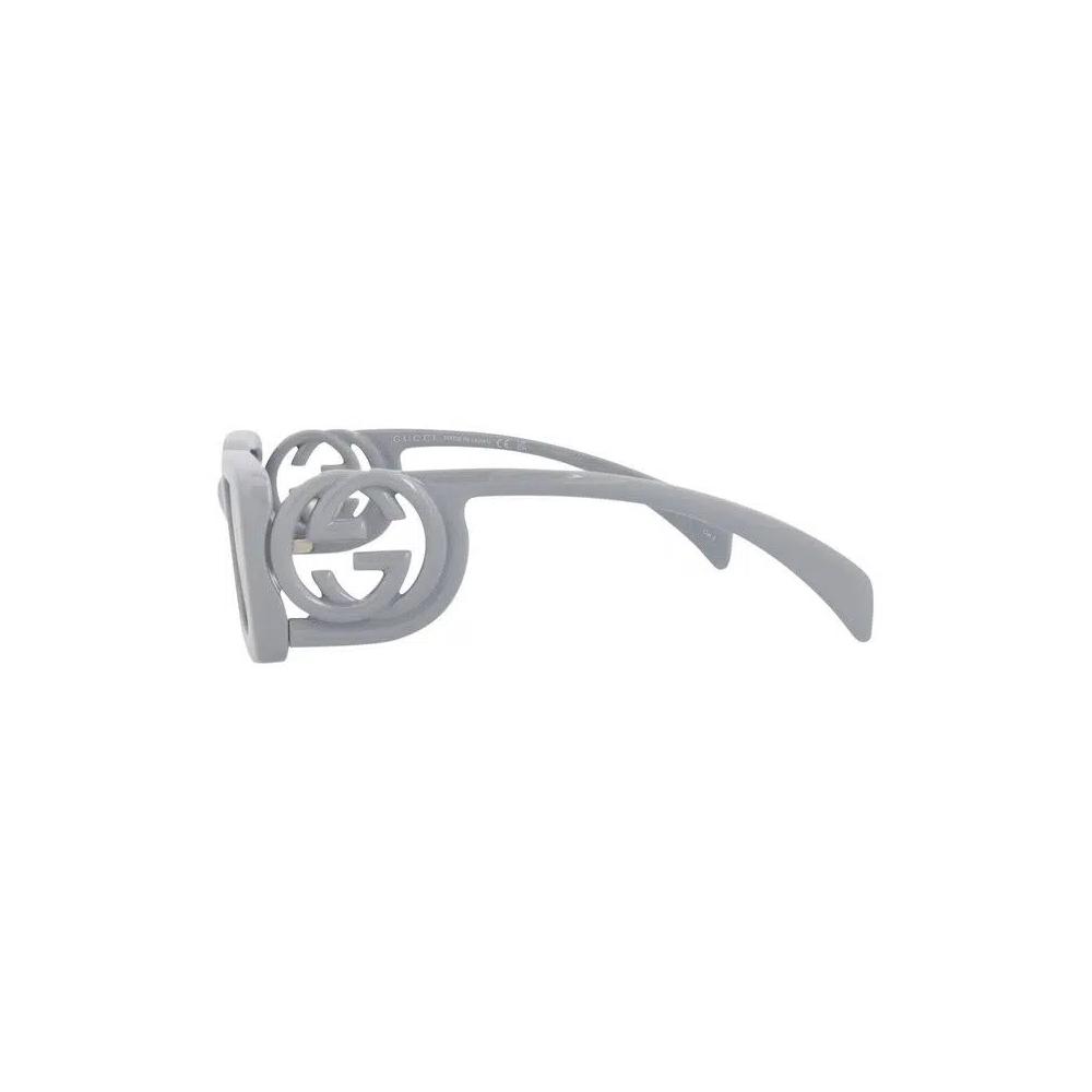 Gucci Square-Frame Injection Sunglasses 'Серебряный' 2