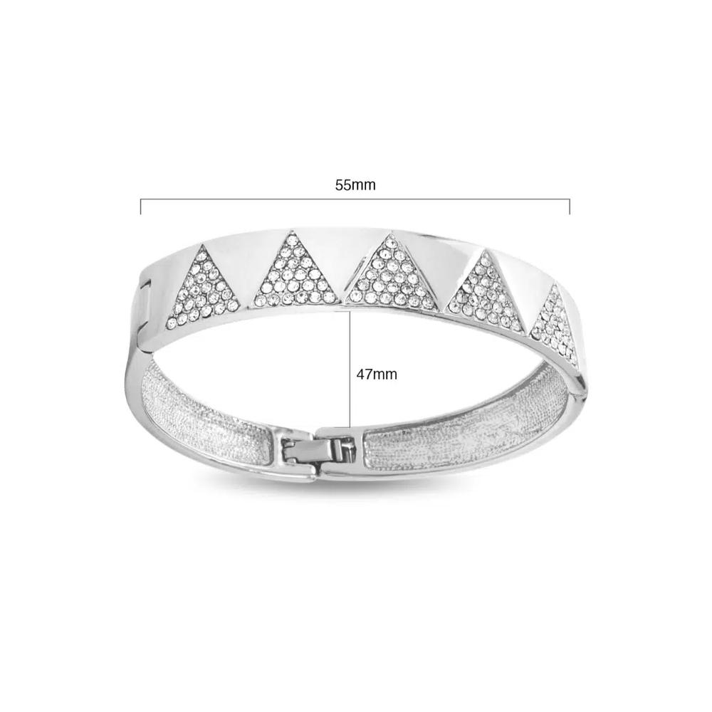 Геометрический браслет, украшенный кристаллами SWAROVSKI® 2