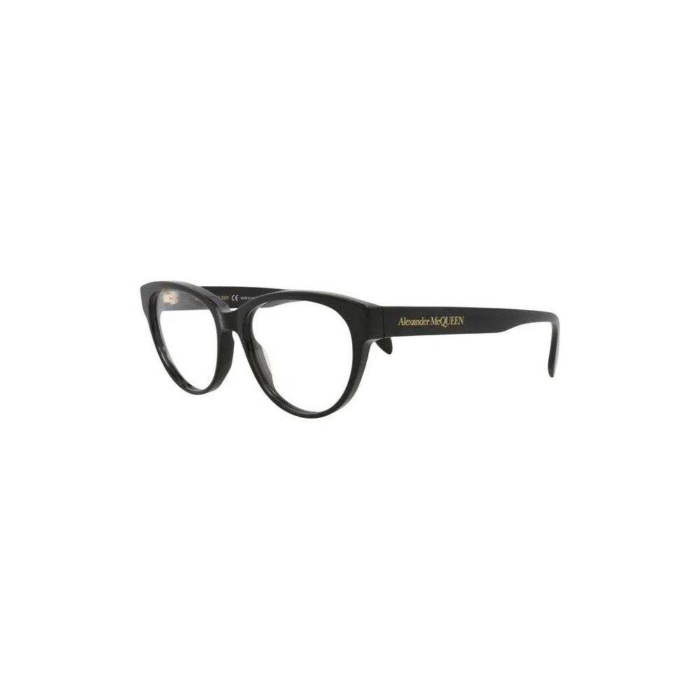Очки Alexander McQueen Cat Eye-Frame Acetate Optical Frames 'Черный/Прозрачный' 2