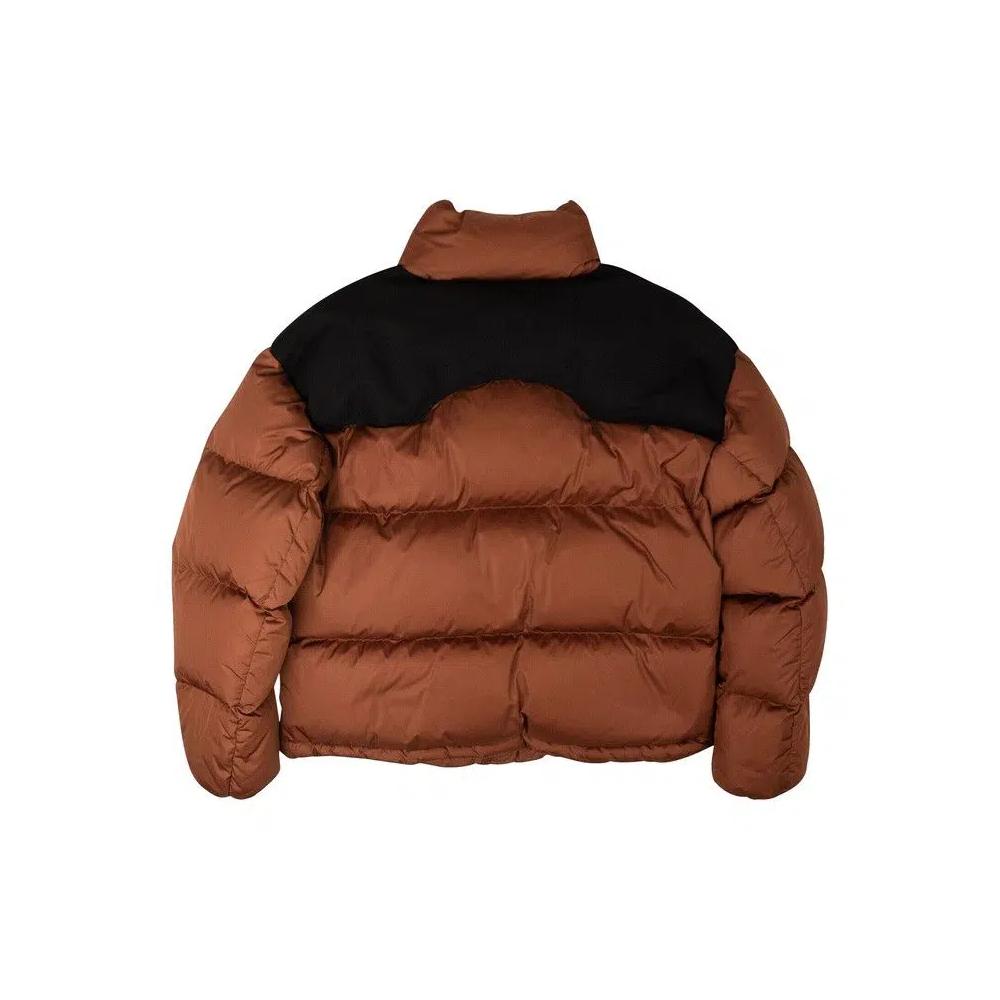Пуховики Moncler Genius x Palm Angels Logo Patch Down Jacket 'Коричневый' 2