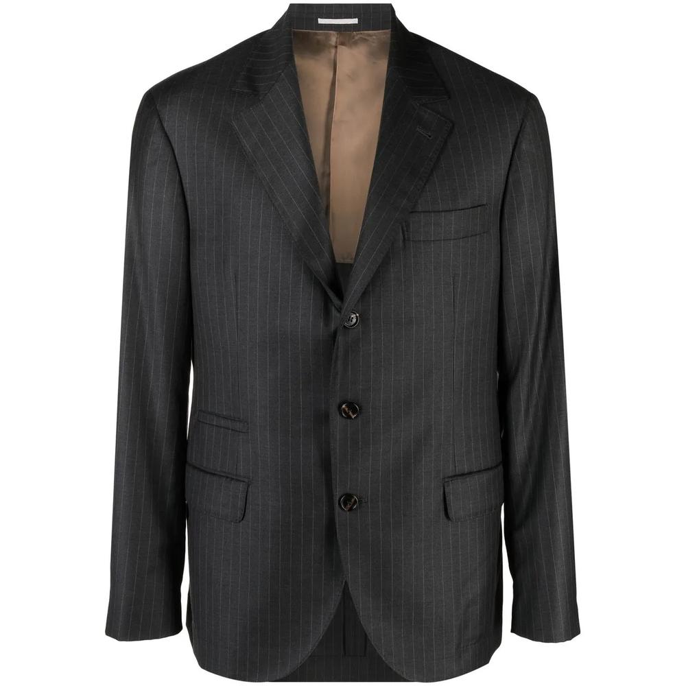 Chalk-Stripe virgin-wool blazer 1