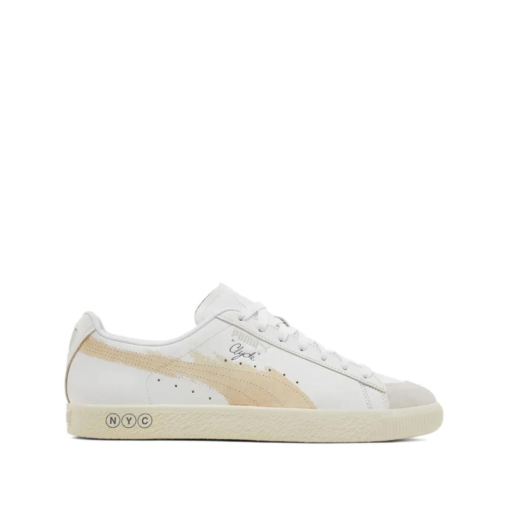 Кроссовки Extra Butter Puma White/Warm White/Feather Grey из коллаборации с Clyde 1