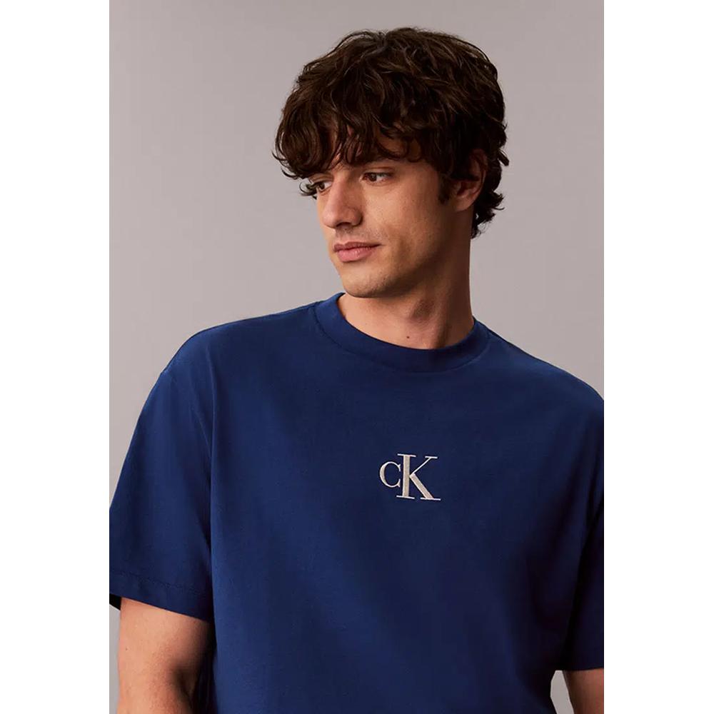 Футболка оверсайз с логотипом на спине - Calvin Klein Jeans 3