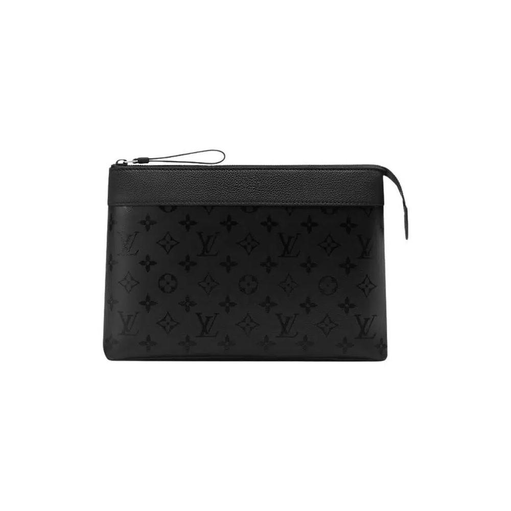 Косметички Louis Vuitton Pochette Voyage Souple 'Черный Монограмма Полночный Холст' 1