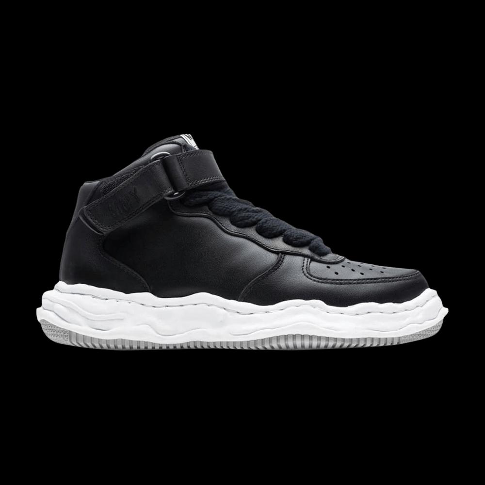 Кроссовки Maison Mihara Yasuhiro Wayne OG Sole Leather High 'Black White' 1