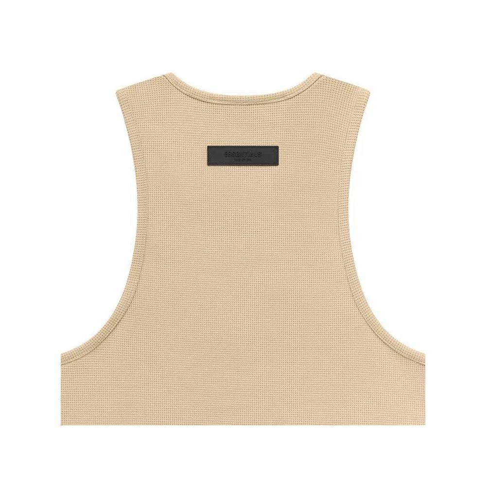 Топы Fear of God Essentials Waffle Tank 'Sand' 2