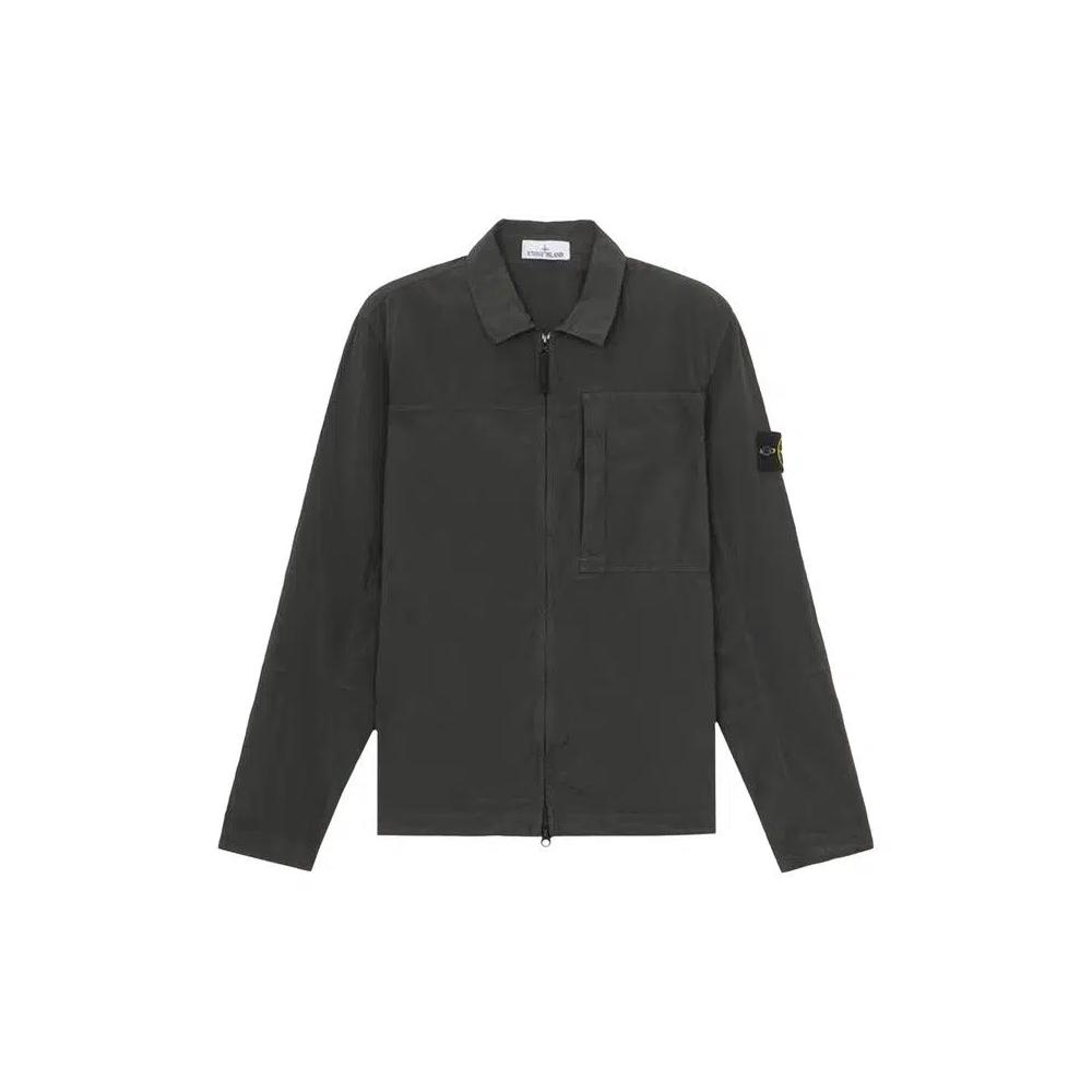 Овершоты Stone Island Compass Badge Overshirt 'Lead Grey' 1