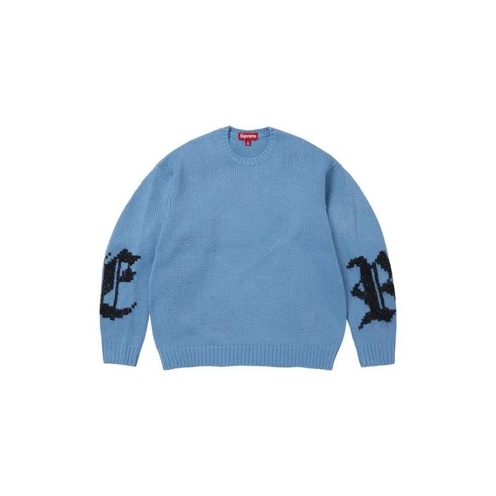 Свитера Supreme Cross Stitch Logo Sweater 'Blue' 1