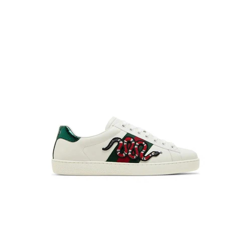 Кроссовки Gucci Ace Embroidered 'Змея' 1