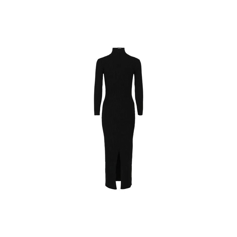 Платья Balenciaga Fitted Wool Blend Dress 'Black' 2