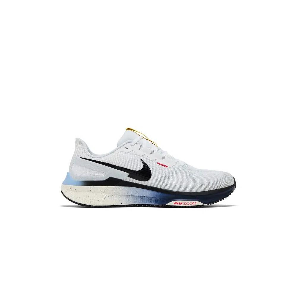 Кроссовки Nike Air Zoom Structure 25 «White Navy Speed Yellow» 1
