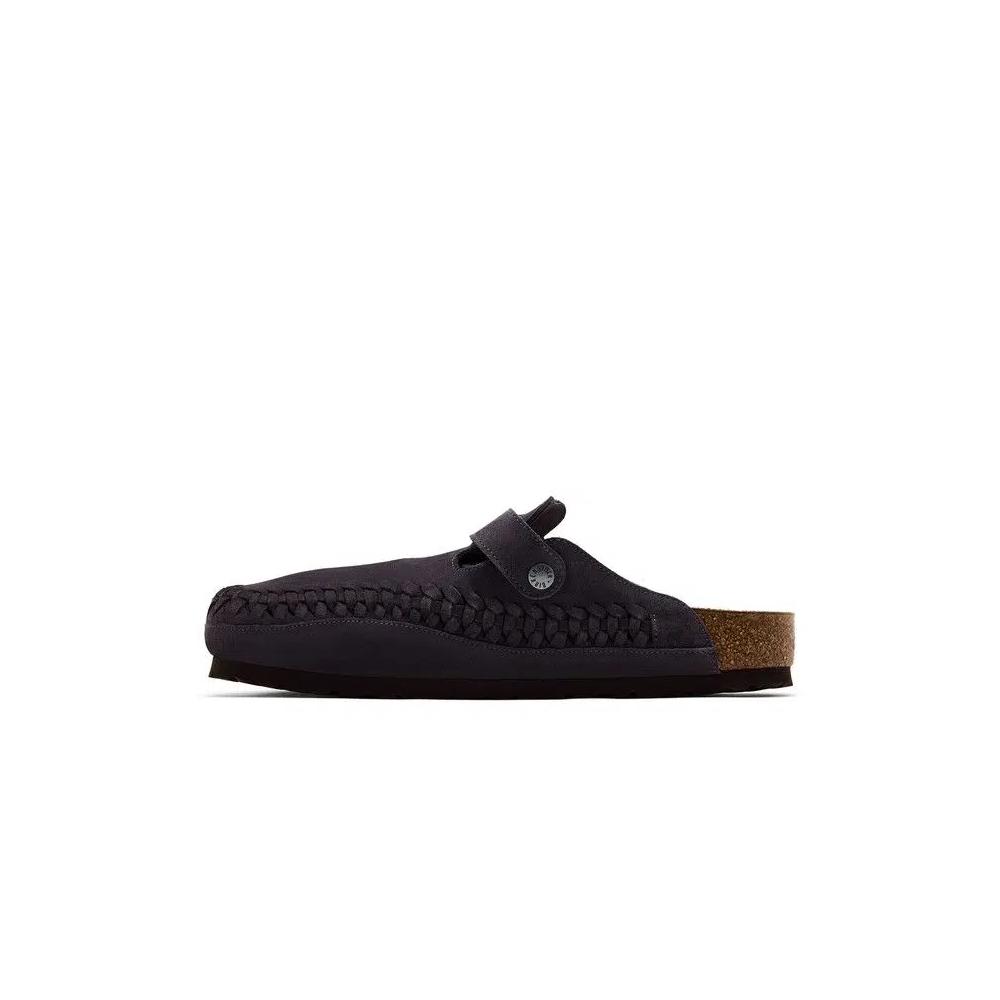 Обувь Kith x Birkenstock Boston Braided 'Rabbit Grey' 3