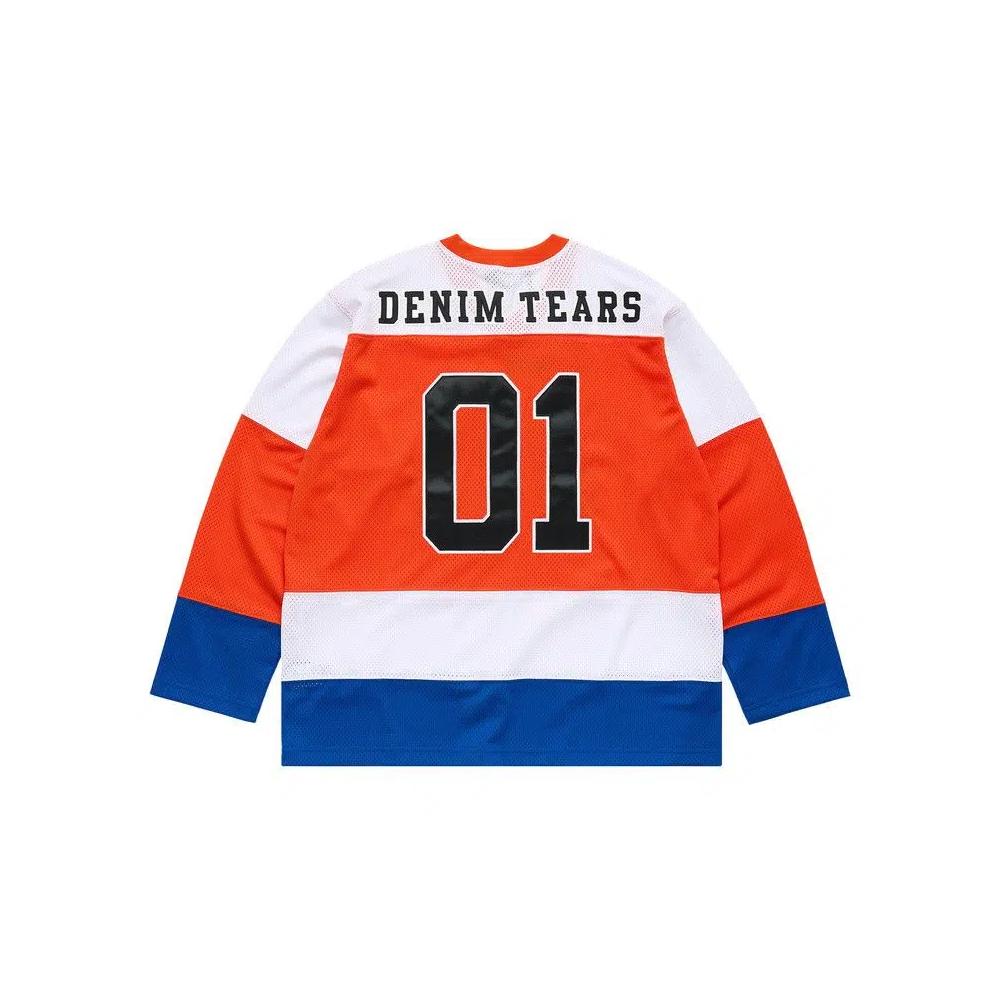 Джерси Denim Tears Burning Flag Hockey Jersey 'Multi' 2