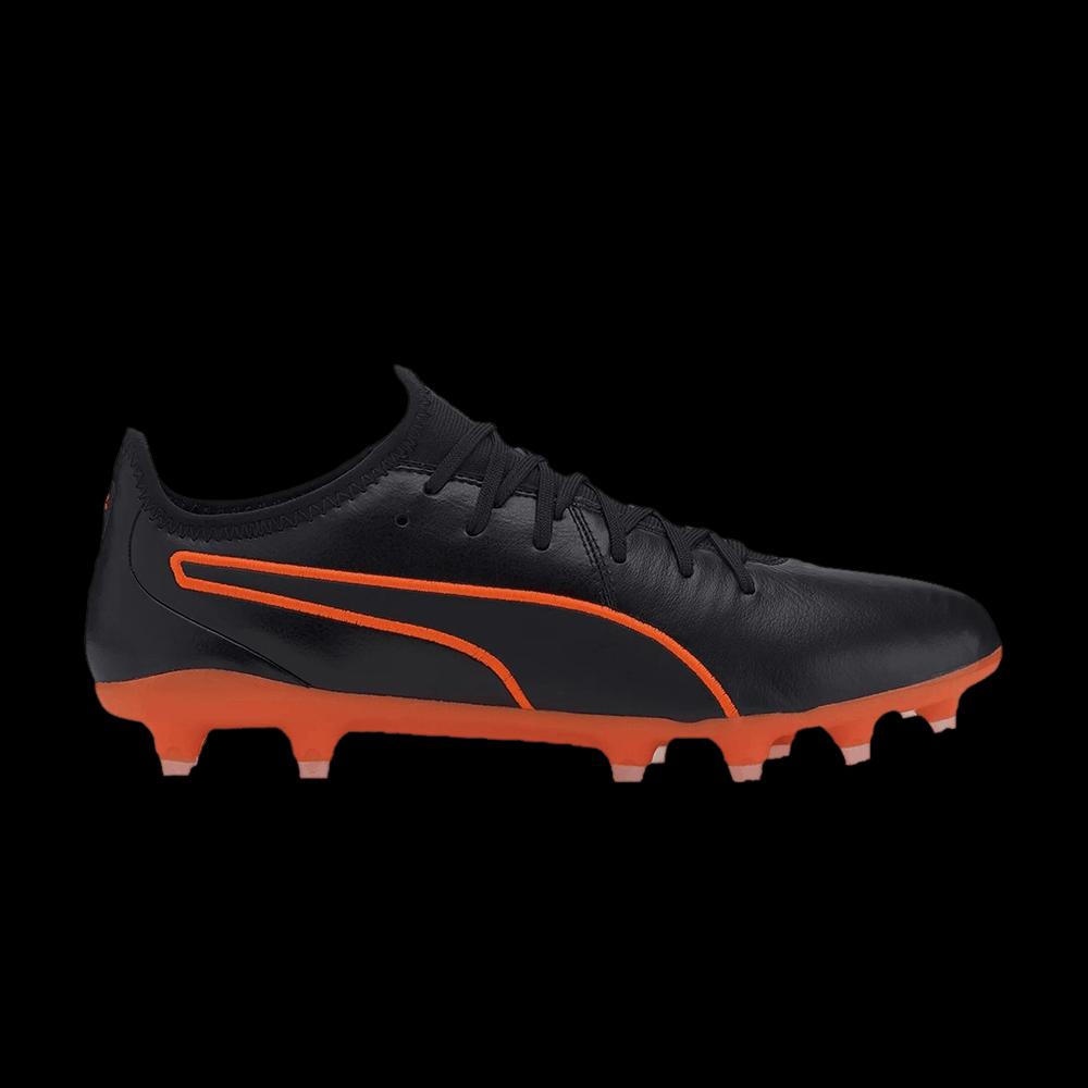 Шиповки Puma King Pro FG 'Черный Shocking Orange' 1