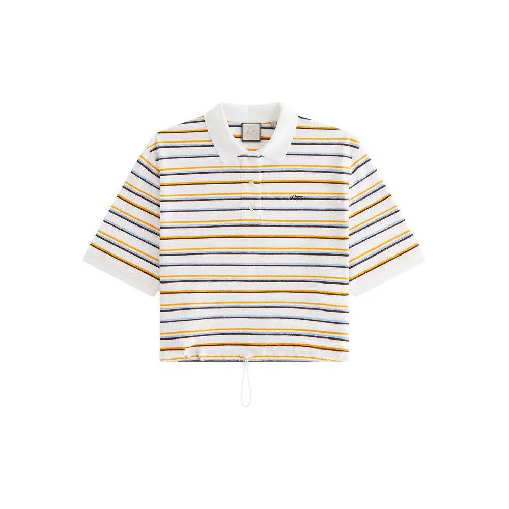 Поло Kith Women Sadie Stripe Pique Polo 'White' 1