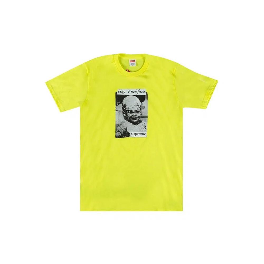 Футболки Supreme Fuck Face Tee 'Bright Yellow' 1