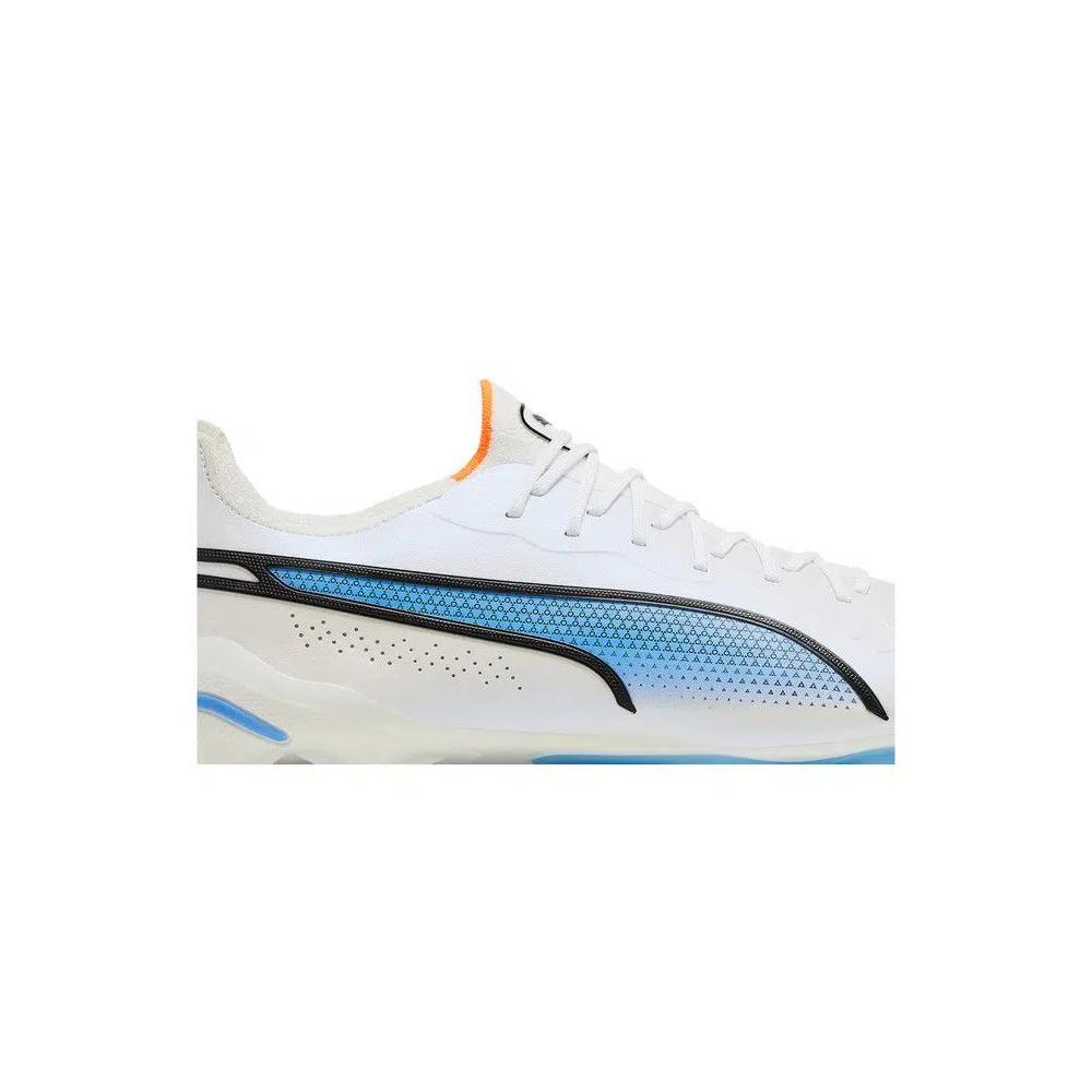 Бутсы Puma King Ultimate FG AG 'White Blue Glimmer' 2