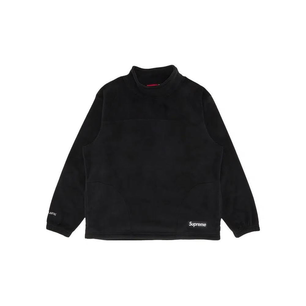 Свитшоты Supreme x Polartec Mock Neck Pullover 'Black' 1