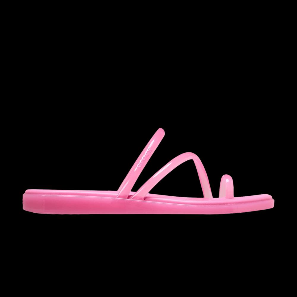 Кроссовки Crocs Wmns Miami Jelly Toe Loop Sandal 'Pink Lemonade Jelly' 1