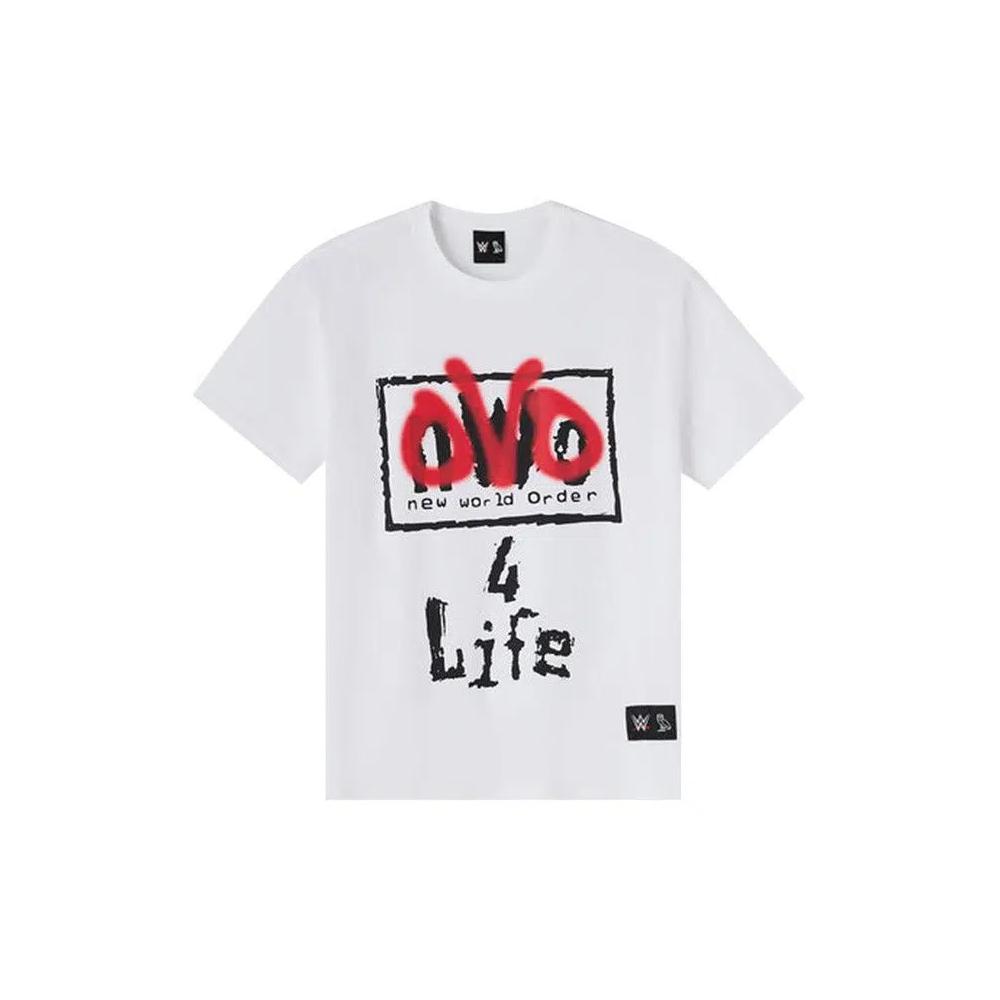 Футболки с коротким рукавом OVO x WWE OVO 4 Life Tee 'White' 1