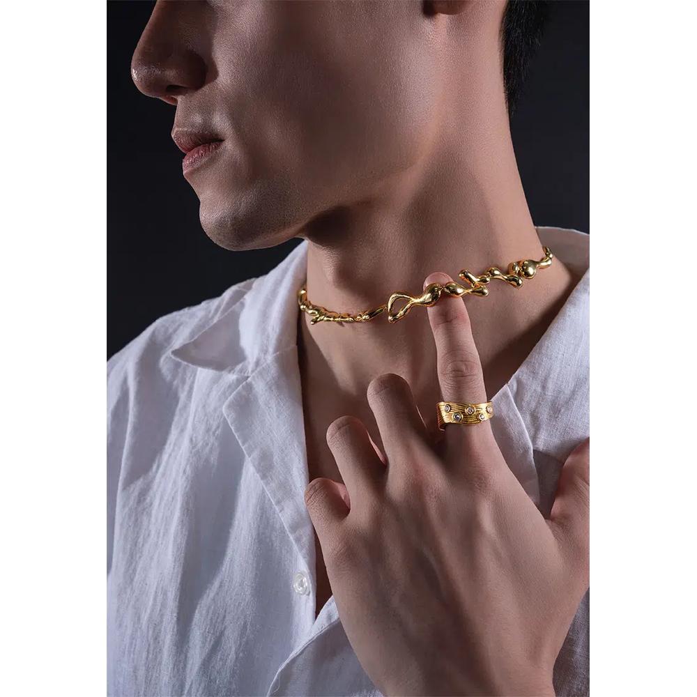 Колье-чокер Drip Delulu с позолотой 18K 5