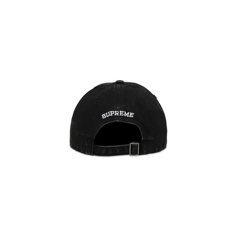 Шапки Supreme Pigment Coated 2-Tone S Logo 6-Panel 'Black' 4