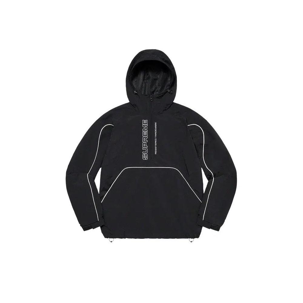 Худи Supreme Paneled Half Zip Pullover 'Black' 1