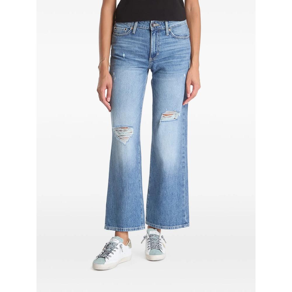 distressed wide-leg jeans 1