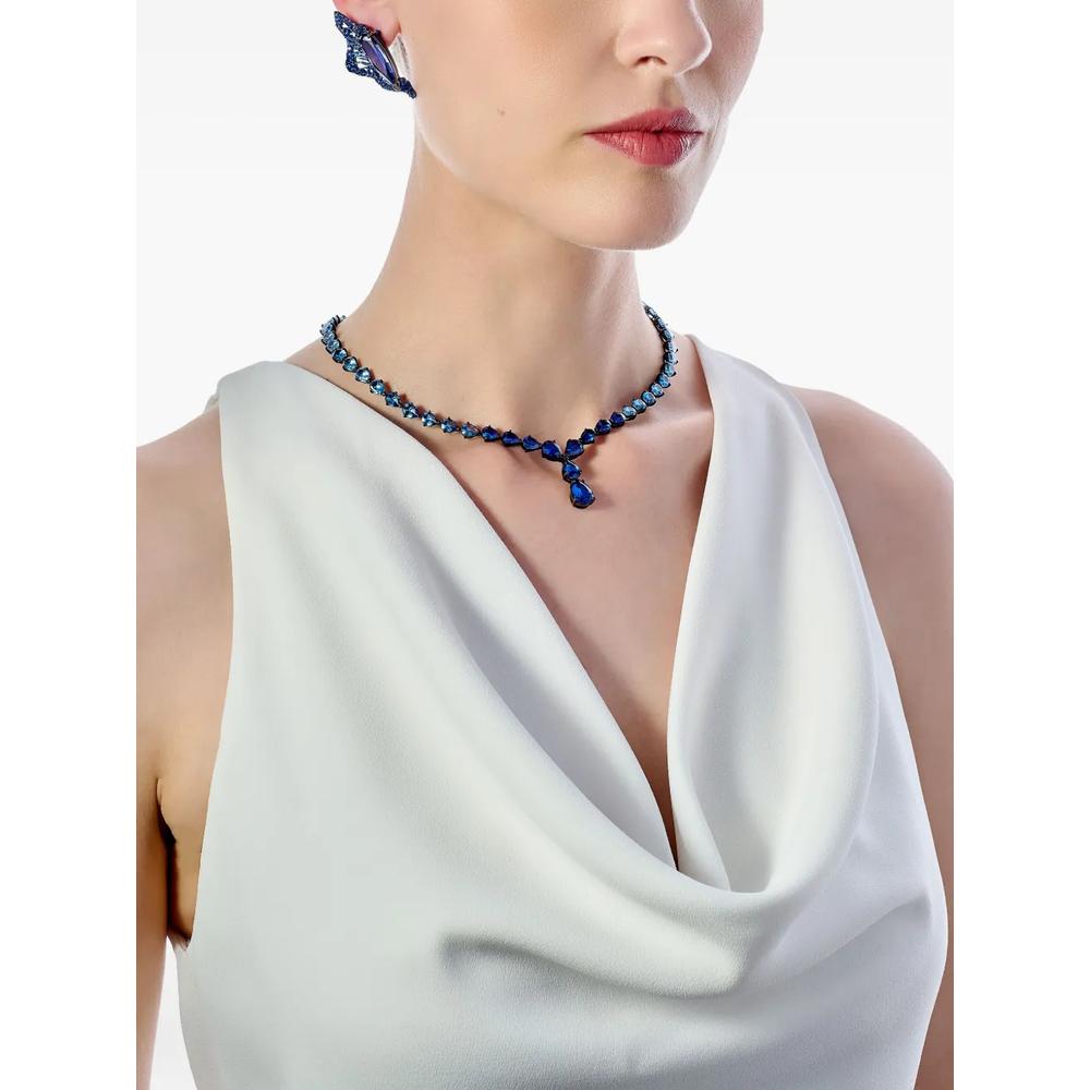 Серьги Midnight Halia из белого золота с сапфирами 2