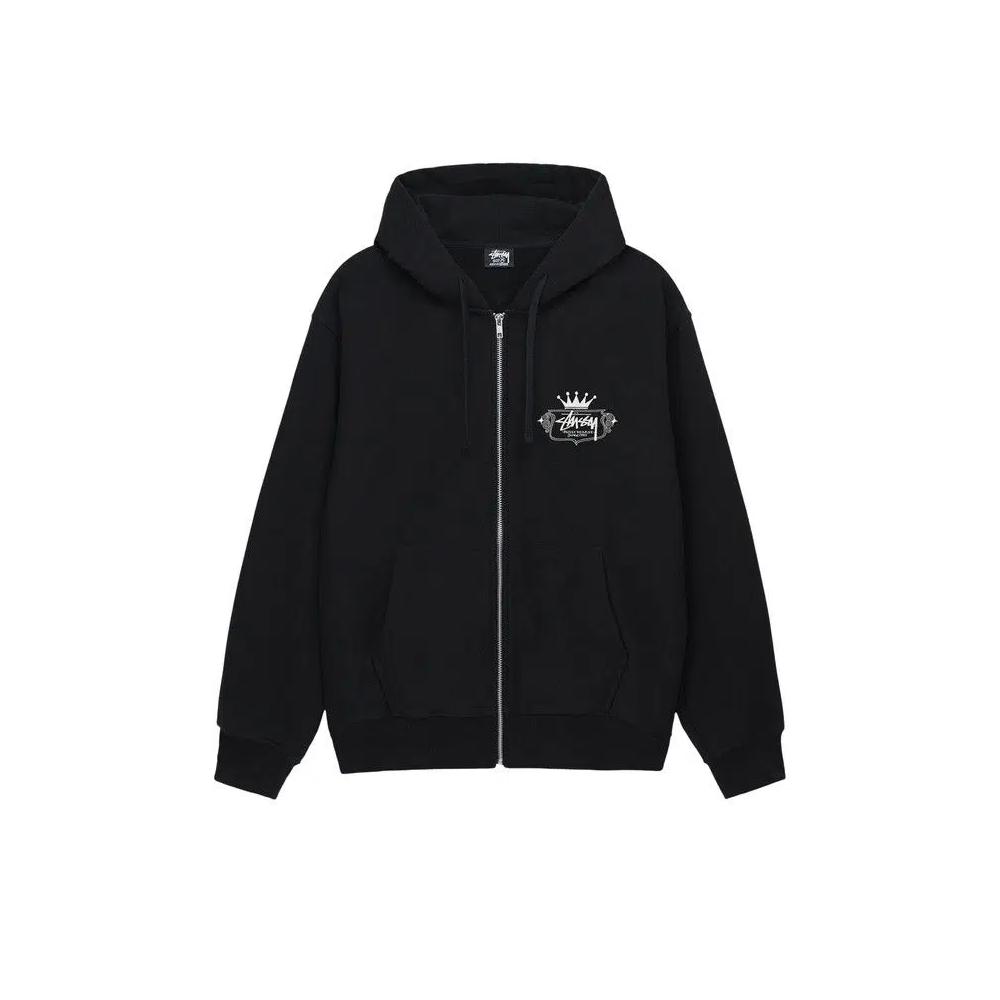 Зип-худи Stussy Built To Last Zip Hoodie 'Black' 1