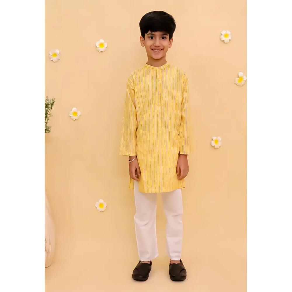 The Mom Store Ray of Style Мальчиковый комплект куртка и курта-пижама с цветочным принтом - Мульти 3