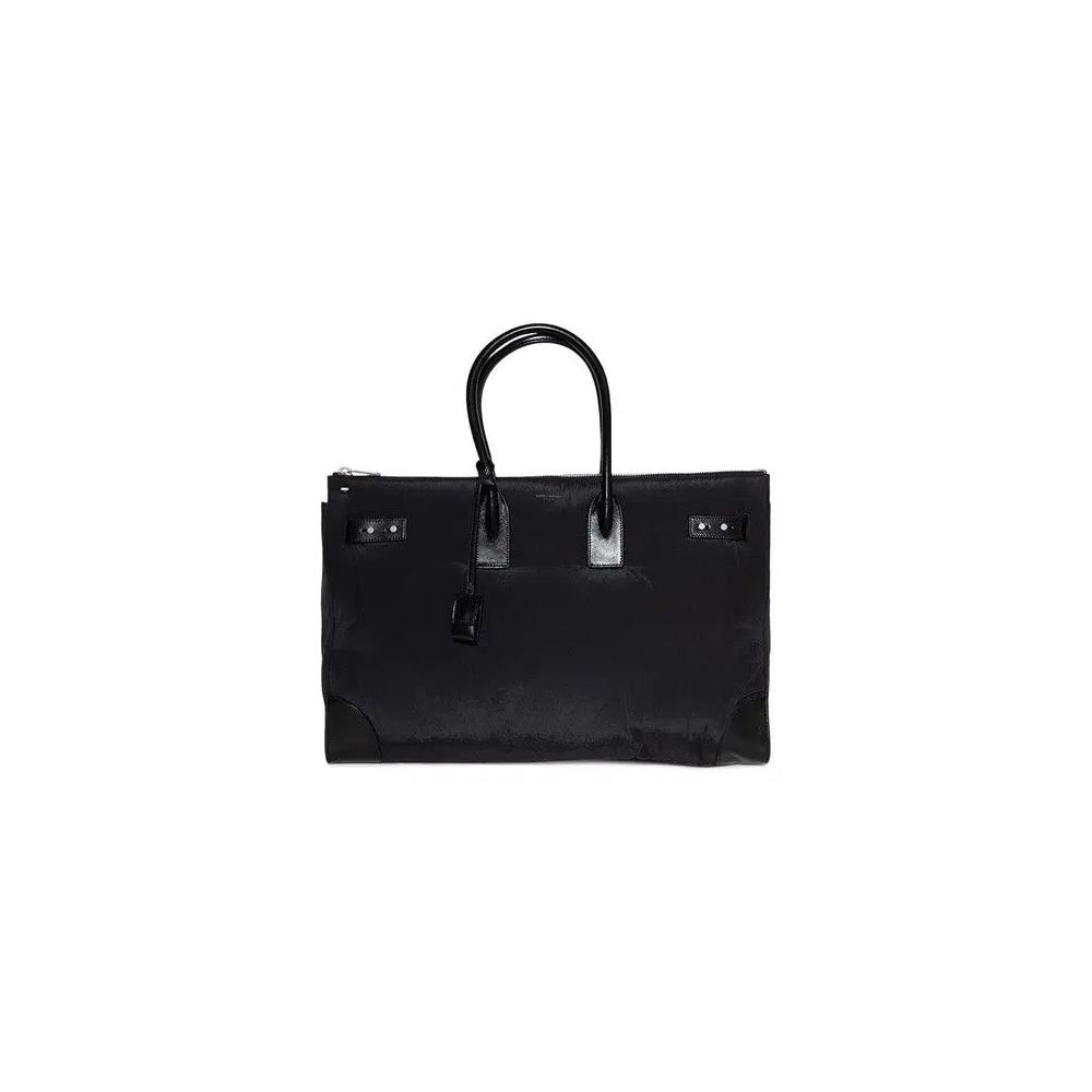 Сумки-дафлы Saint Laurent Leather Duffle Bag «Черный» 1