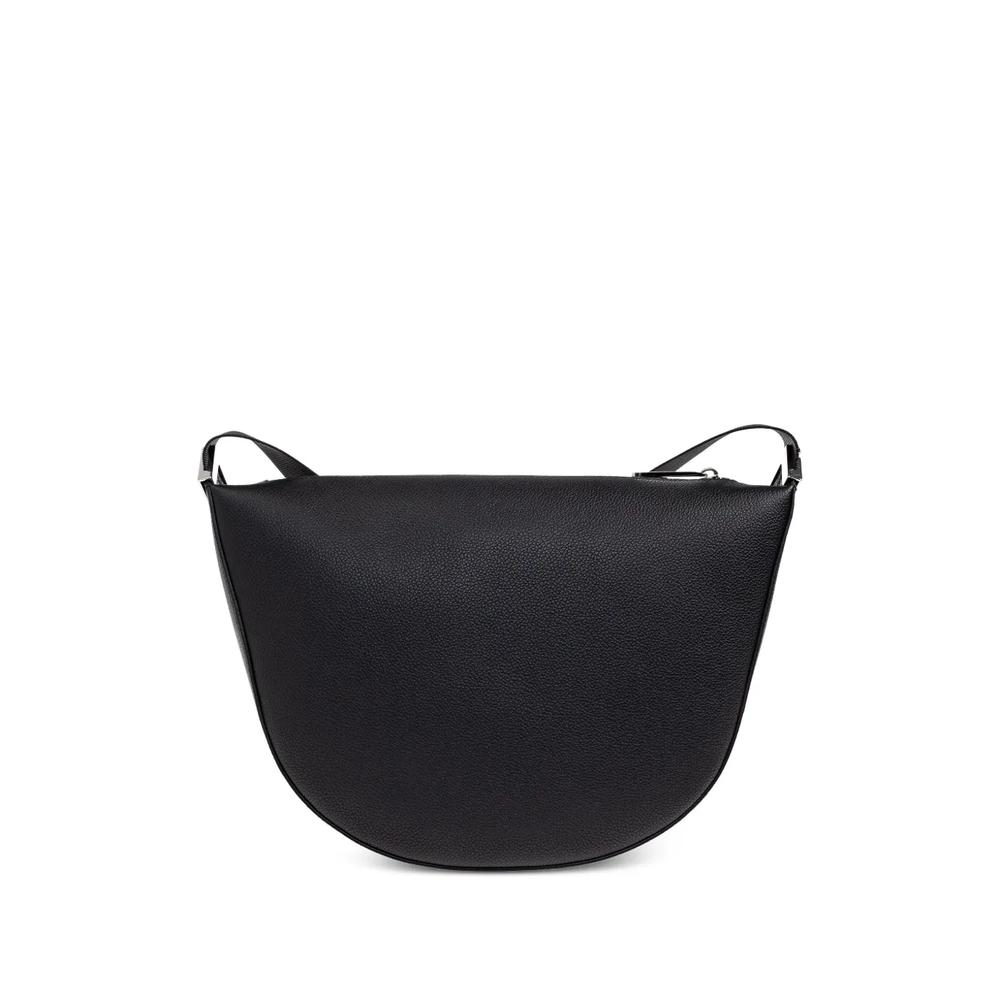 curved leather tote bag 2