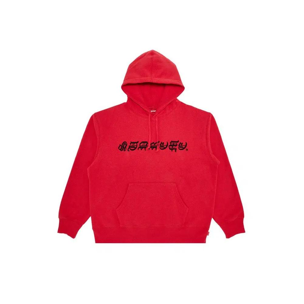 Худи Supreme Blackletter Hooded Sweatshirt 'Watermelon' 1