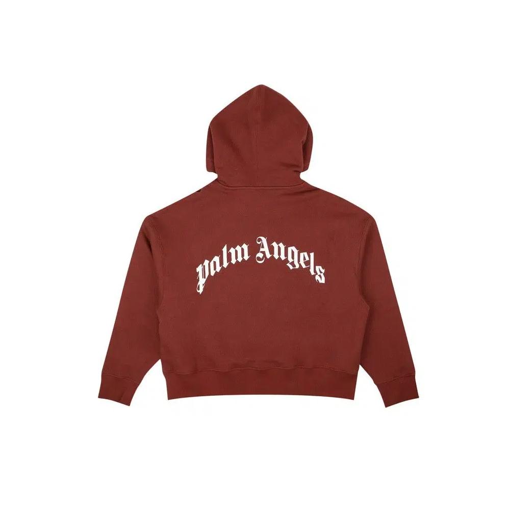 Худи Moncler Genius x Palm Angels с логотипом, бордовый 2