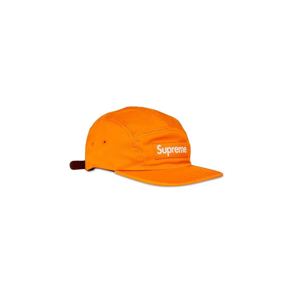 Бейсболки Supreme Washed Chino Twill Camp Cap 'Light Orange' 2