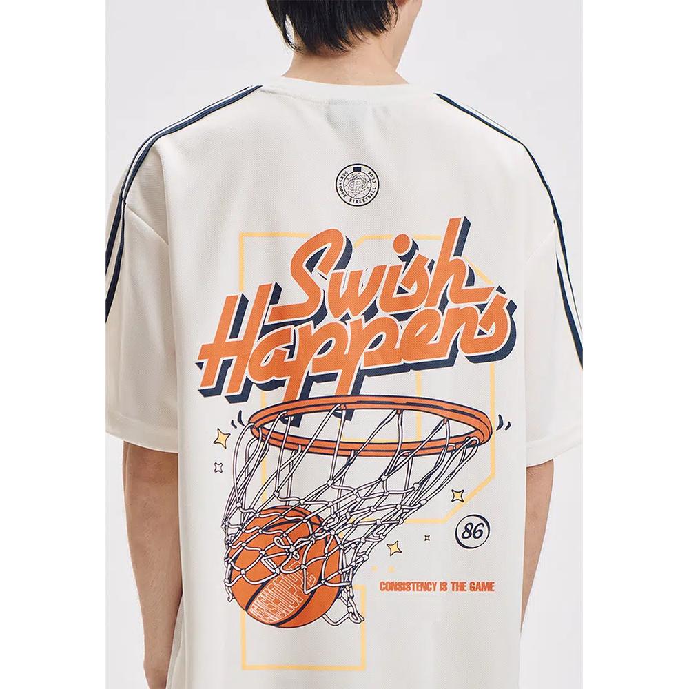 Свободная графическая футболка Swish Happens 3