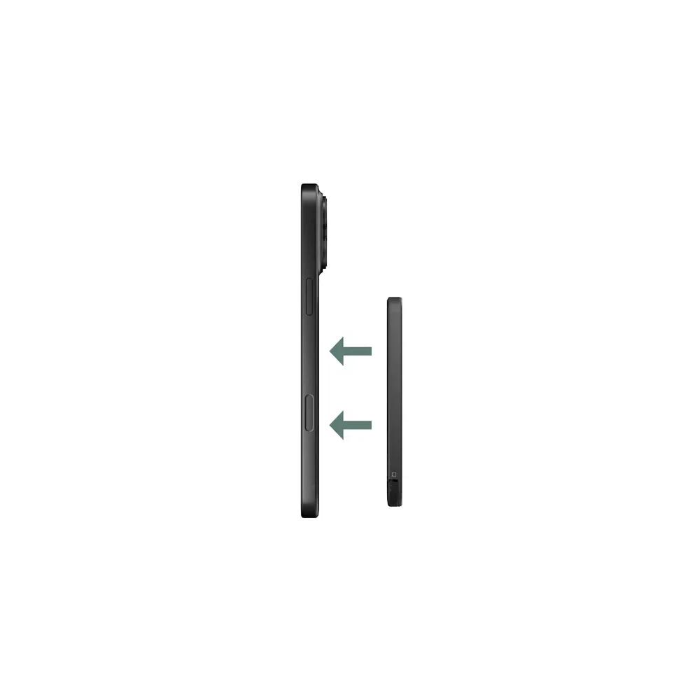 Momax 1-Power F.Pass+ 3000mAh магнитный внешний аккумулятор с кабелем - черный 3