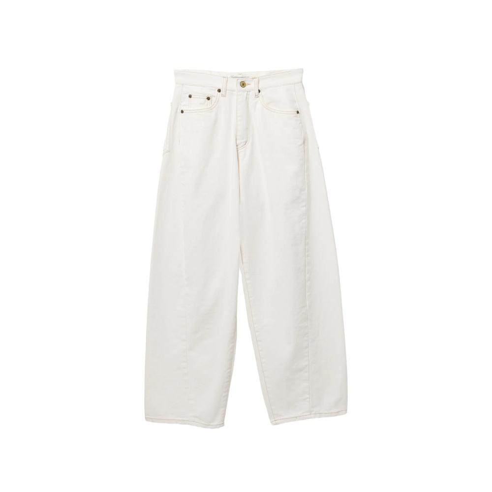 asymmetric denim jeans 1