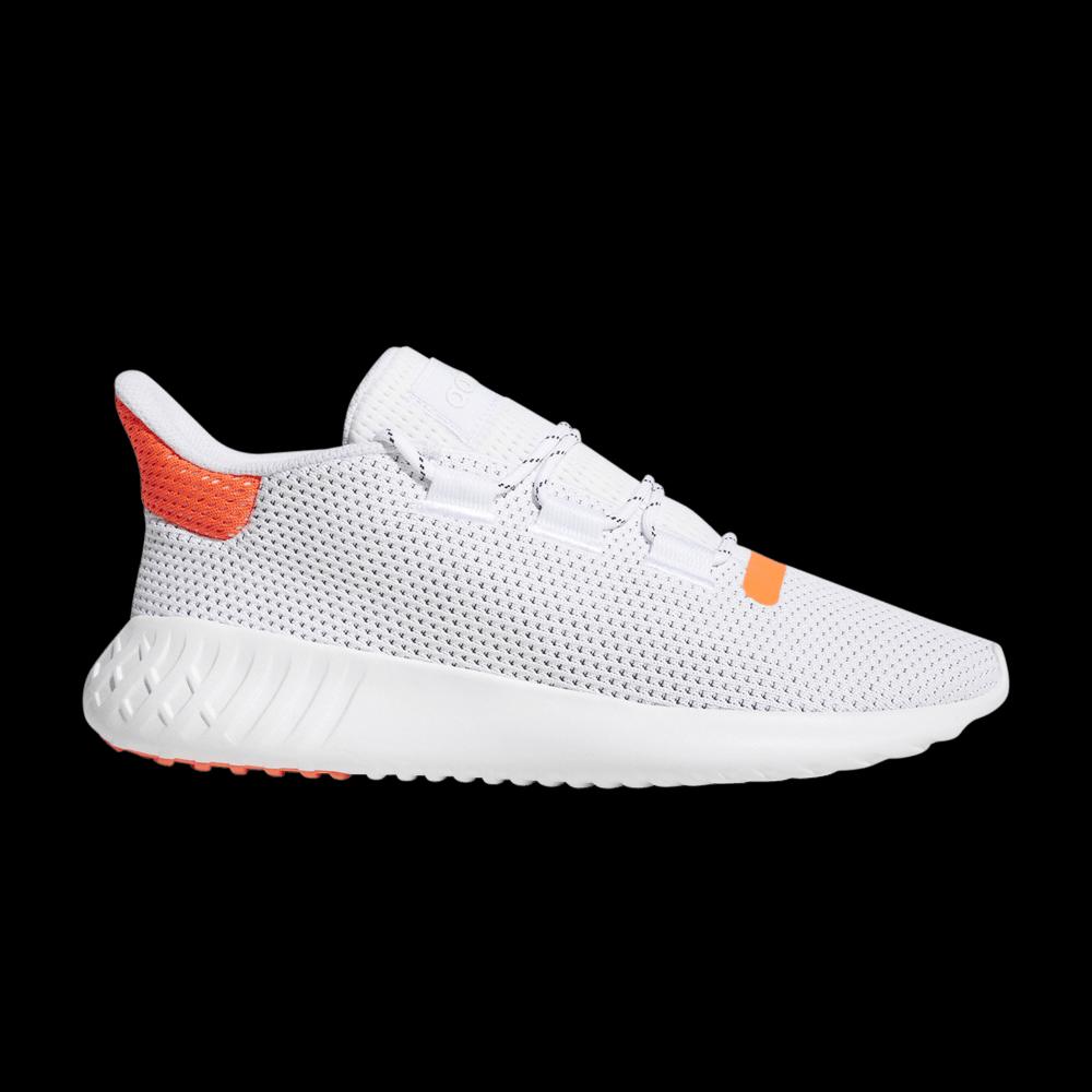 Кроссовки Adidas Tubular Dusk 'White Solar Red' 1