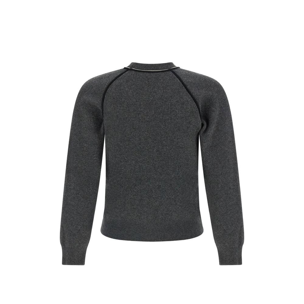 Loriby logo-flocked sweater 2
