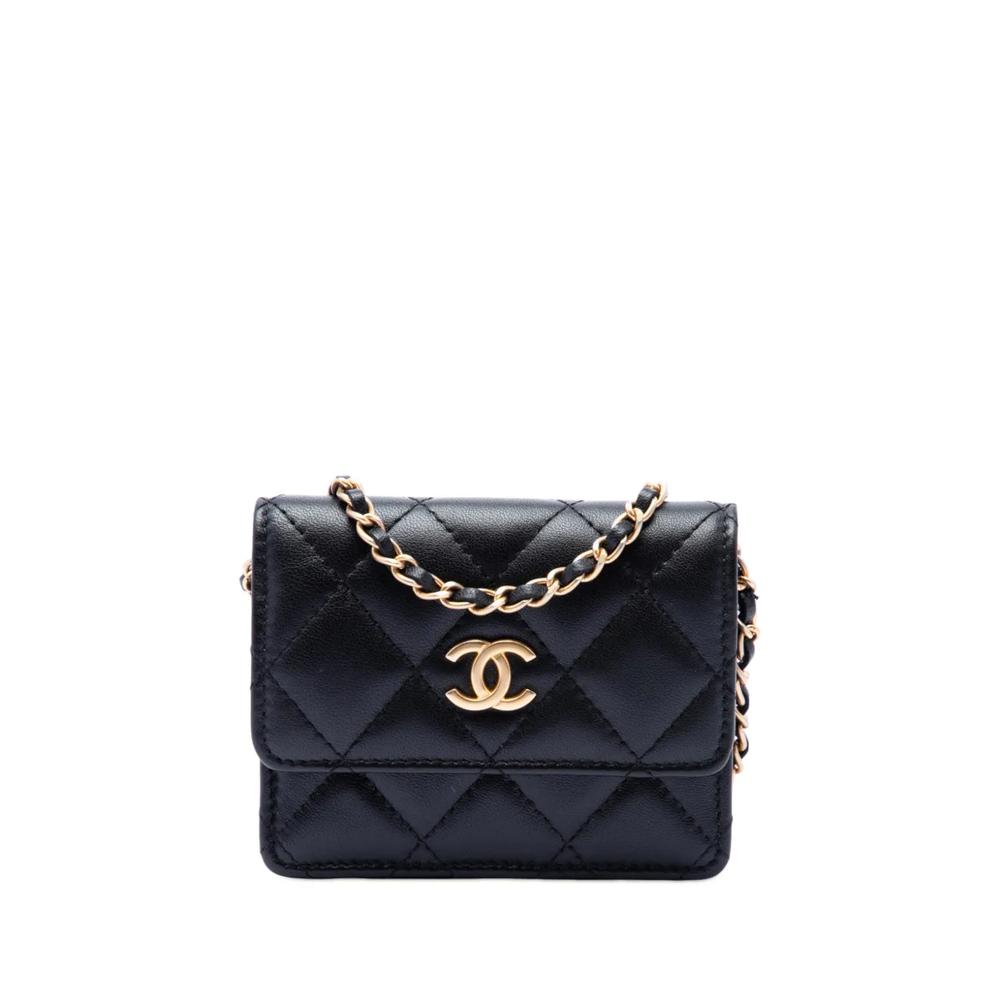 Стеганая сумка через плечо Romance Card Holder On Chain (2020 год) 1