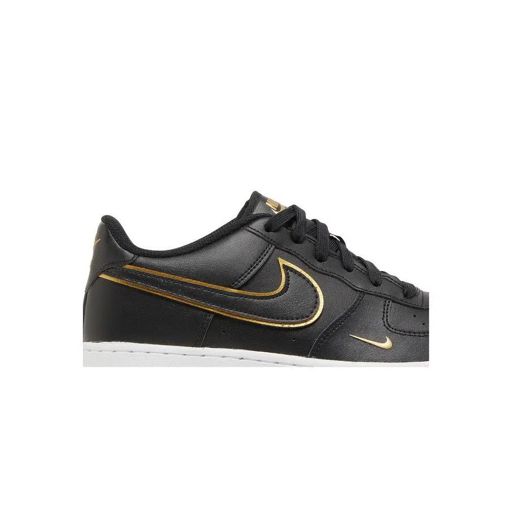 Кроссовки Nike Air Force 1 LV8 GS 'Black Metallic Gold' 2