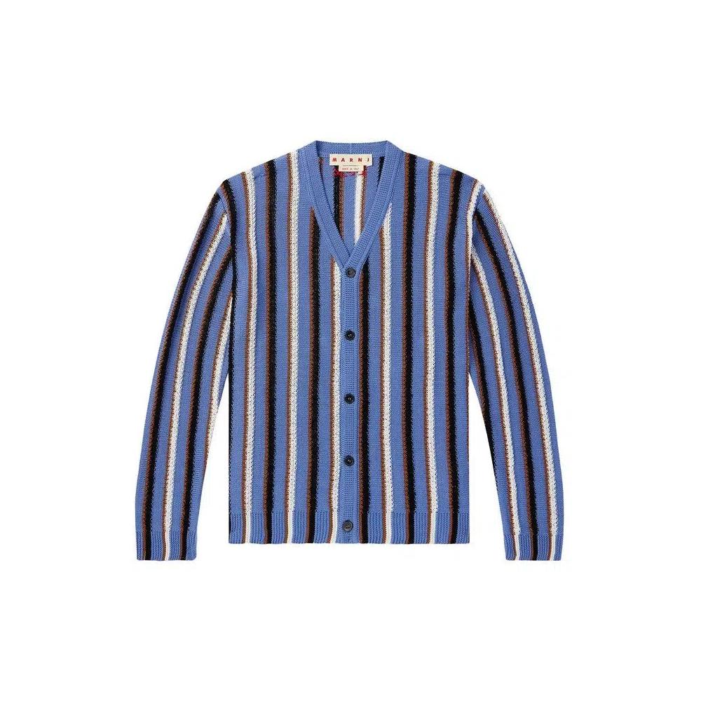 Кардиганы Marni Striped Knitted Cardigan 'Опал' 1