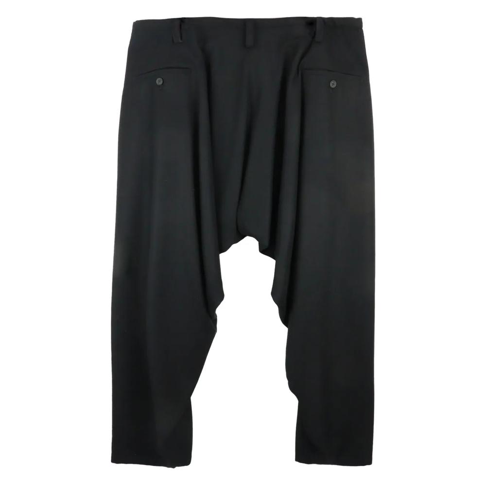 drop-crotch wool trousers 2