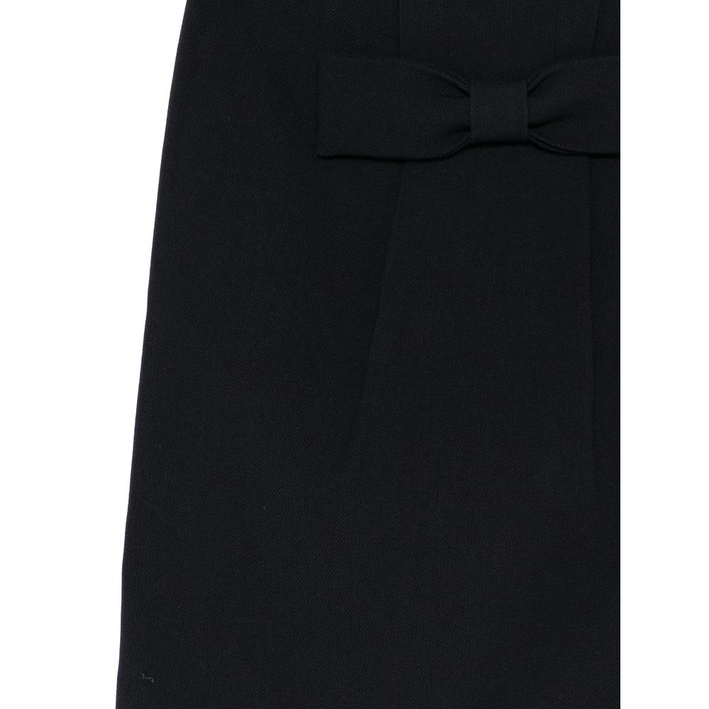 bow-detail wool skirt 3