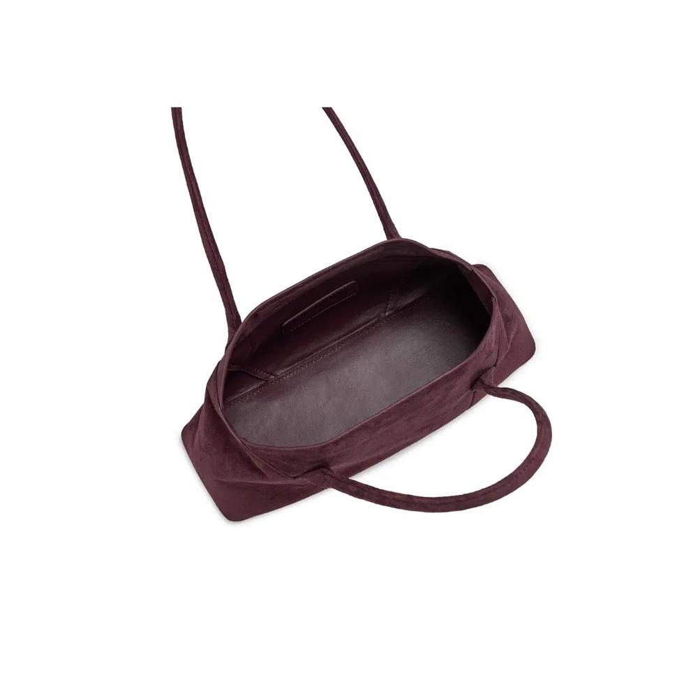 Сумка Ble из замши - бордовая 3