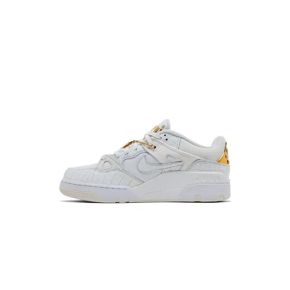 Кроссовки Nigo x Nike Air Force 3 Low 'White Metallic Gold' 3