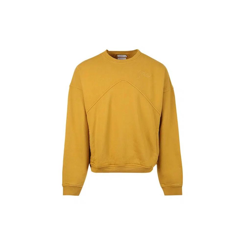 Круглые воротники Rhude Crewneck 'Mustard' 1